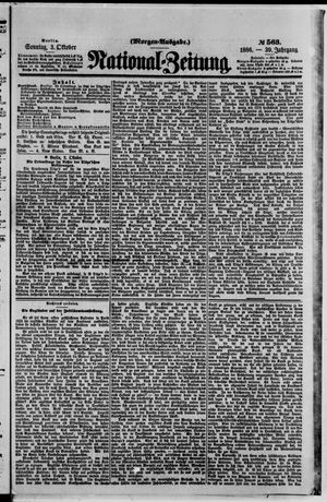 National-Zeitung vom 03.10.1886