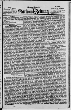 National-Zeitung vom 07.10.1886