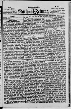 National-Zeitung vom 08.10.1886