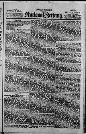 National-Zeitung vom 13.10.1886