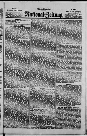 National-Zeitung vom 13.10.1886