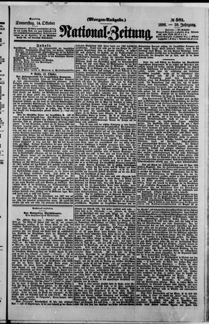 National-Zeitung vom 14.10.1886