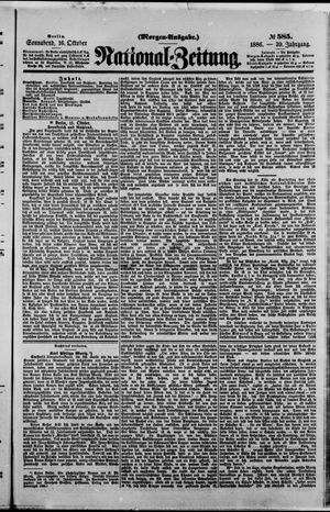 National-Zeitung vom 16.10.1886