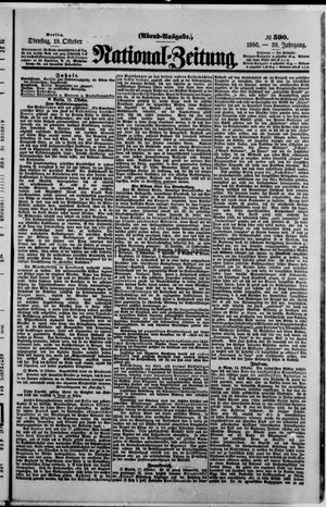 National-Zeitung vom 19.10.1886