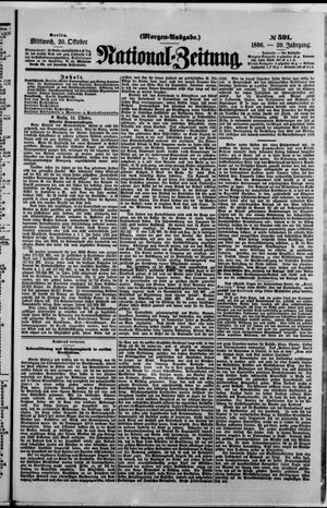 National-Zeitung vom 20.10.1886