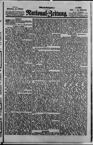 National-Zeitung vom 20.10.1886