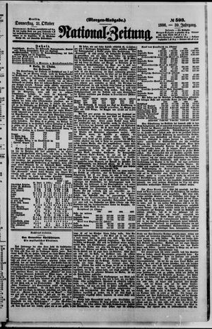 National-Zeitung vom 21.10.1886