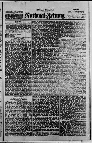 National-Zeitung vom 28.10.1886