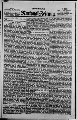 National-Zeitung vom 11.11.1886