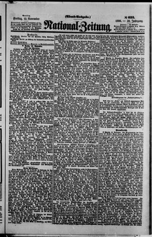National-Zeitung vom 12.11.1886