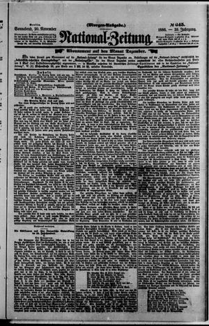 National-Zeitung vom 20.11.1886