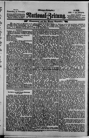 National-Zeitung vom 25.11.1886