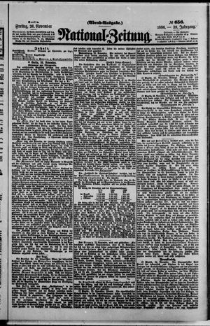 National-Zeitung vom 26.11.1886