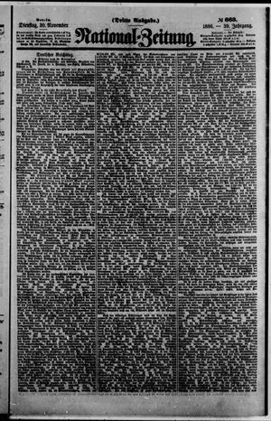 National-Zeitung vom 30.11.1886