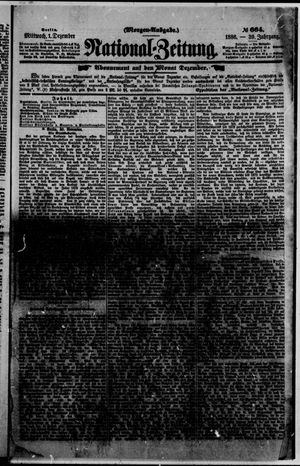 National-Zeitung vom 01.12.1886