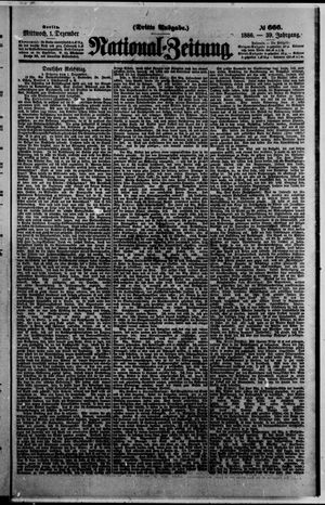 National-Zeitung vom 01.12.1886