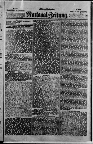 National-Zeitung vom 04.12.1886