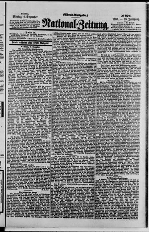 National-Zeitung vom 06.12.1886