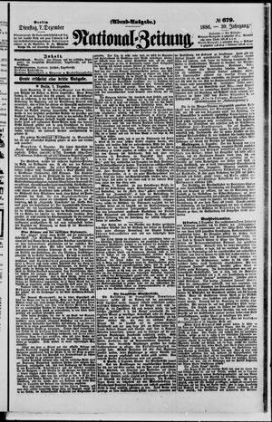 National-Zeitung vom 07.12.1886
