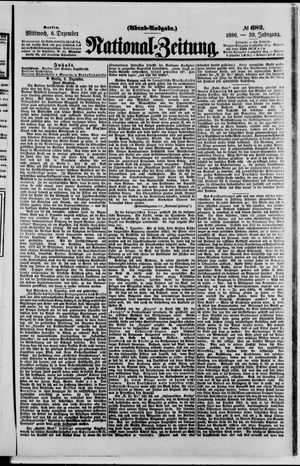 National-Zeitung vom 08.12.1886