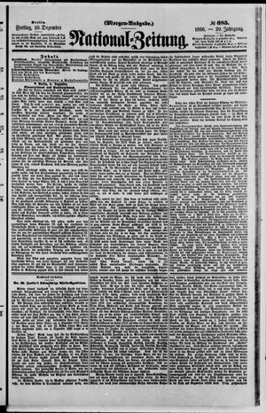 National-Zeitung vom 10.12.1886