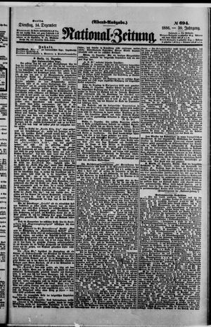 National-Zeitung vom 14.12.1886