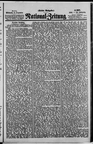 National-Zeitung vom 15.12.1886