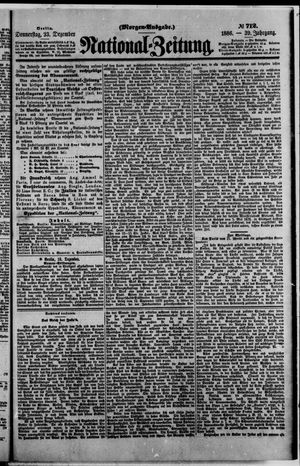 National-Zeitung vom 23.12.1886