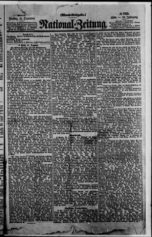 Nationalzeitung on Dec 31, 1886