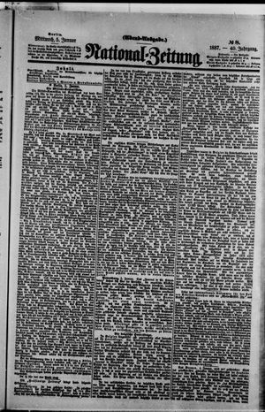 Nationalzeitung vom 05.01.1887