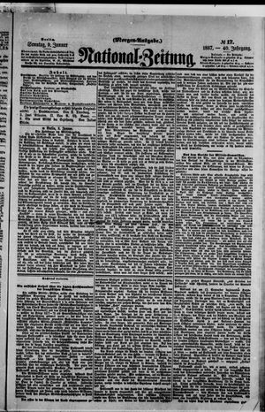 Nationalzeitung vom 09.01.1887