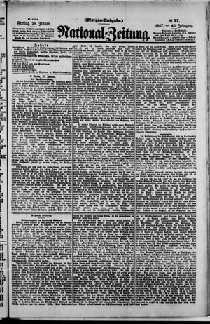 Nationalzeitung vom 28.01.1887