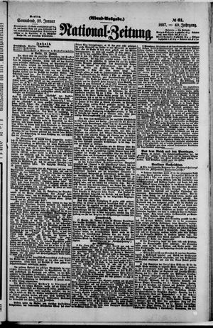 Nationalzeitung on Jan 29, 1887
