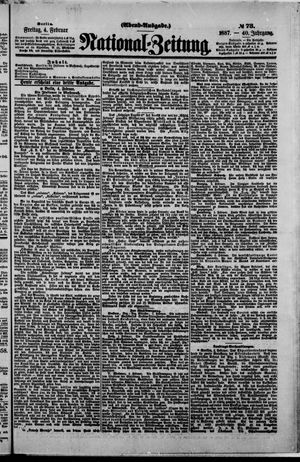 Nationalzeitung vom 04.02.1887