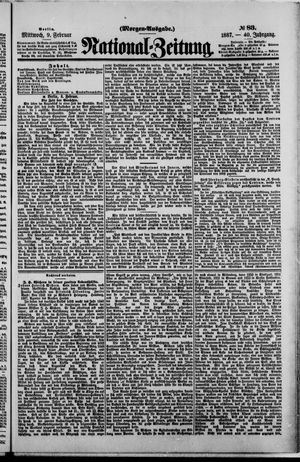 Nationalzeitung vom 09.02.1887