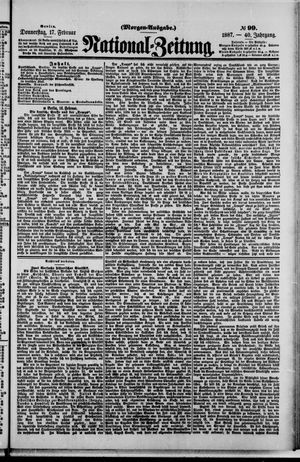 Nationalzeitung vom 17.02.1887