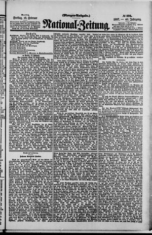 Nationalzeitung on Feb 18, 1887