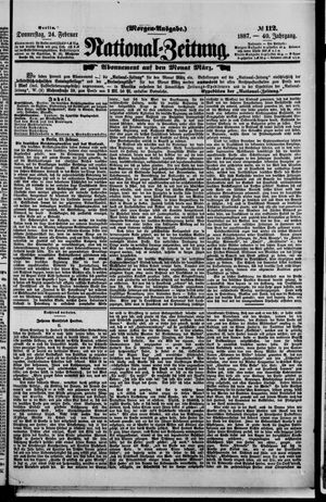 Nationalzeitung vom 24.02.1887