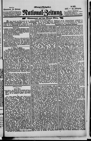 Nationalzeitung vom 26.02.1887