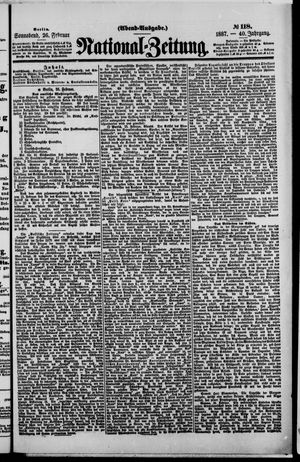 Nationalzeitung vom 26.02.1887
