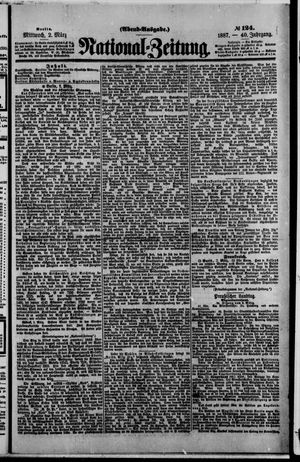 Nationalzeitung vom 02.03.1887