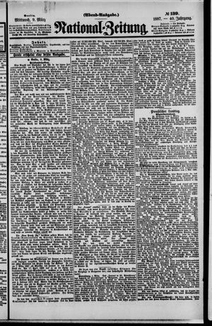 Nationalzeitung vom 09.03.1887