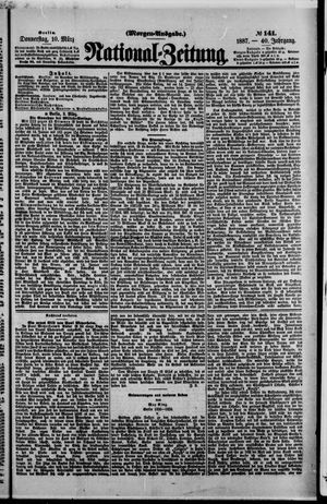 Nationalzeitung on Mar 10, 1887