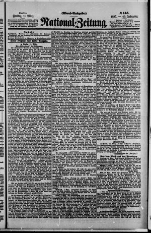 Nationalzeitung vom 11.03.1887