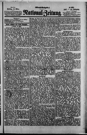 Nationalzeitung vom 18.03.1887