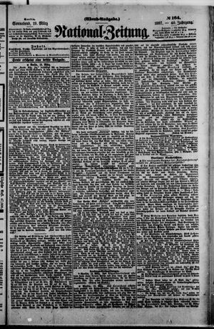 Nationalzeitung on Mar 19, 1887