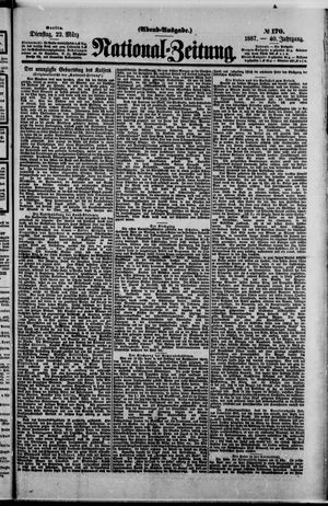 National-Zeitung vom 22.03.1887