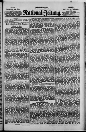 Nationalzeitung vom 24.03.1887