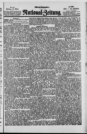 Nationalzeitung vom 25.03.1887