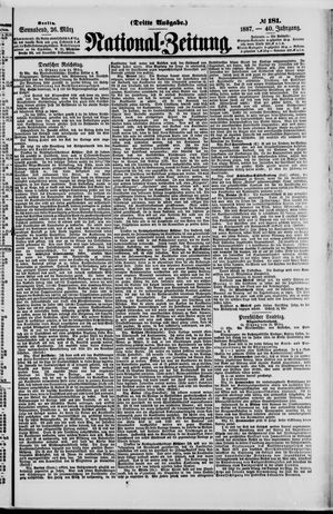 Nationalzeitung vom 26.03.1887